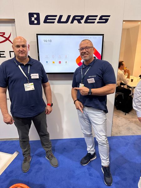 Dirk Beckmann und Tom Lantermann (EURES) waren die ganze Woche vor Ort. (Bild: Vogel IT-Medien GmbH)