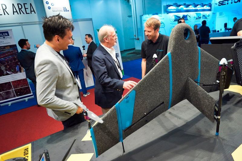 Drohnen waren DAS Thema auf der Intergeo. (HINTE Messe- und Ausstellungs-GmbH / INTERGEO)