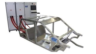 Der weltweit erste EMPT geschweißte Spaceframe von PSTproducts.  (Bild: PSTproducts)