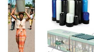 In vielen verschiedenen Bereichen können Druckbehälter Typ IV eingesetzte werden. (Bild: Kautex)