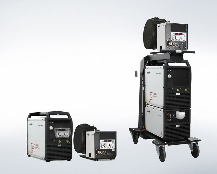 Die neuen Modelle „405“ und „505“ ergänzen jeweils die erfolgreichen Linien der „Taurus“- und „Phoenix“-Schweißgeräte. (Bild: EWM Hightec Welding)