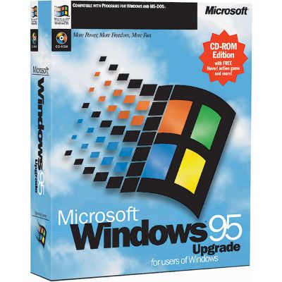 Mit Windows 95 läutete Microsoft eine neue Ära ein: Die grafische Anwendungsumgebung wurde zum eigenständigen Betriebssystem erhoben. Mit Windows 95 läutete Microsoft eine neue Ära ein: Die grafische Anwendungsumgebung wurde zum eigenständigen Betriebssystem erhoben.
