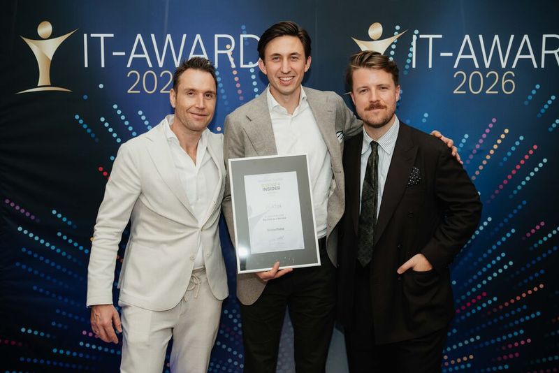 Platin für Snowflake (v. l.): Philipp Schwade, Jonah Rosenboom und Nicolas Ziegler. (Bild:  Manuel Emme Fotografie)