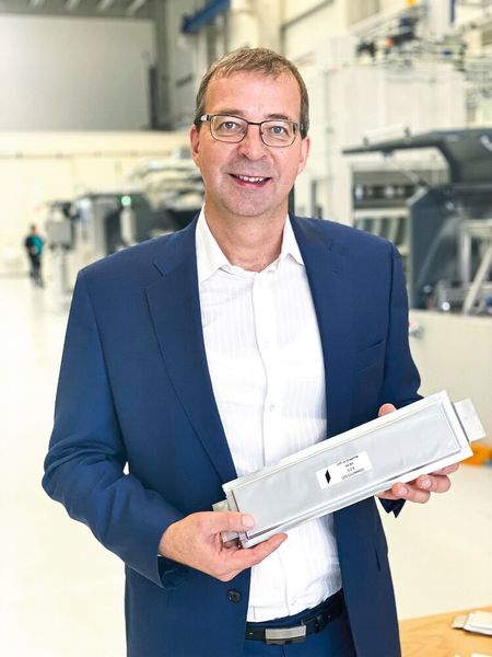 „Eine Produktionskapazität von 500 MWh werden wir 2022 erreichen“, ist sich Holger Gritzka, CEO von Blackstone Technology, sicher. (Blackstone Technology)