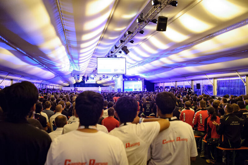 113 Teams aus mehr als 25 Nationen kämpften vom 8. bis zum 14. August 2016 um den Sieg bei Formula Student Germany 2016 am Hockenheimring. (FSG/ Klein)