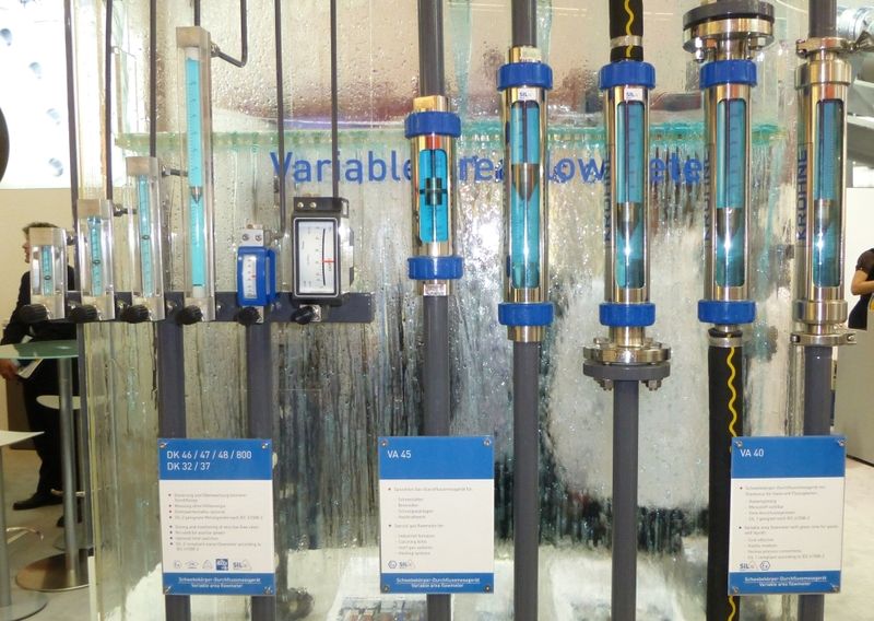 Eine Auswahl verschiedener variable Durchflussmessgeräte aus dem Hause Krohne. (Bild: PROCESS)