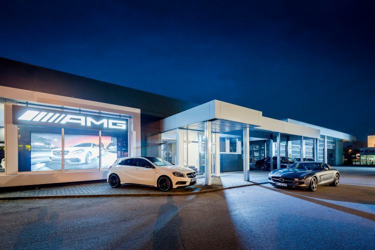 Das AMG-Performance-Center der Lueg AG... (Lueg AG)