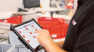 Ein digitales Tool des professionellen Ersatzteilmanagements ist das Wartungsmanagementsystem „TGW CMMS“. (Bild: TGW)