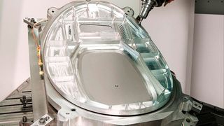 Fräsen eines Strukturteils aus Aluminium. (GF Machining Solutions)