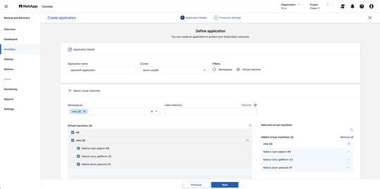 Mit Backup and Recovery bietet NetApp ab sofort die Datensicherung von OpenShift-Umgebungen an.(Bild:  NetApp)