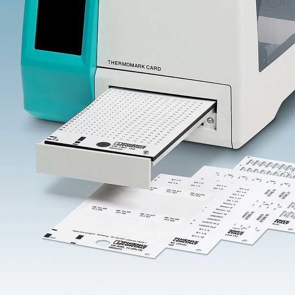 Kartendrucker sorgen für eine flexible und schnelle Bedruckung unterschiedlicher Materialien. (Bild: Phoenix Contact)