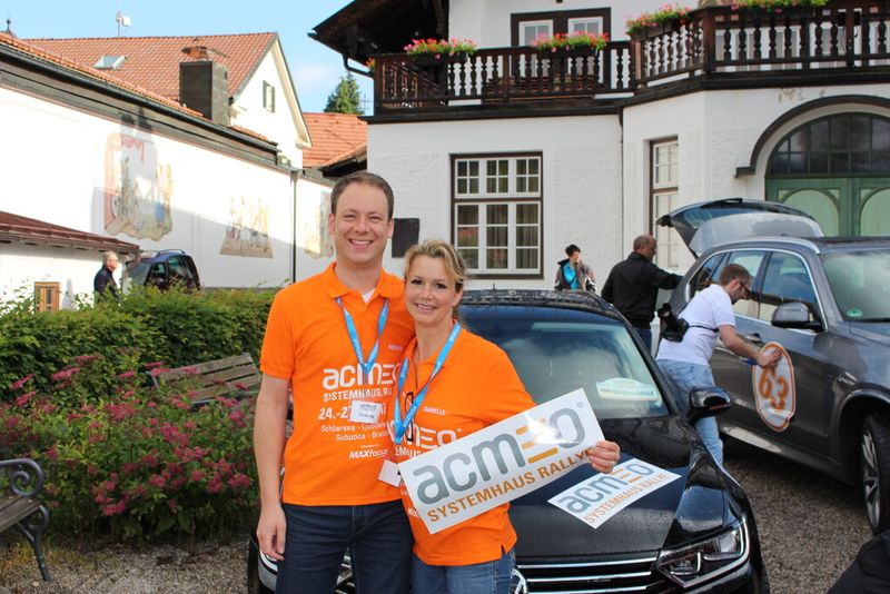 Das Team von Acmeo voller Vorfreude: Henning Meyer und Isabelle von Künßberg. (Bild: Holger Esseling)