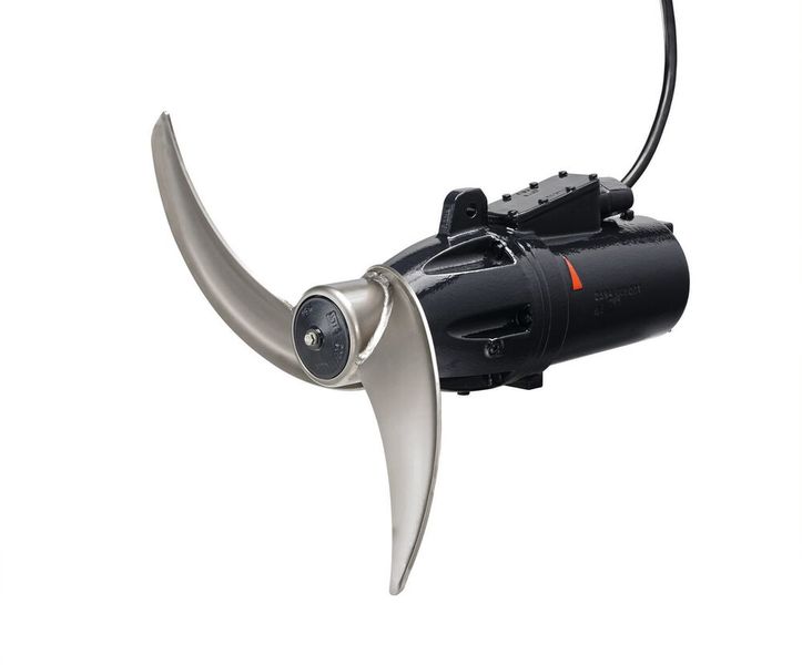 2002: Grundfos acquires the manufacturer Arnold and further expands its wastewater technology portfolio with agitators and stirring units. (Source: Grundfos)