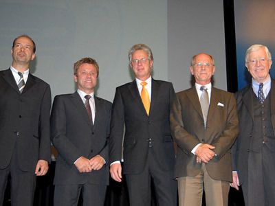 Das ZDK-Präsidium war während der Bundestagung stets präsent: (v.li.) Dr. Axel Koblitz, Wilhelm Hülsdonk, Ulrich Fromme, Ingo Meyer und Robert Rademacher. (Archiv: Vogel Business Media)