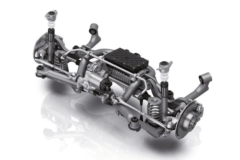 Optional lässt sich der elektrische Achsantrieb in ein modulares Hinterachssystem integrieren. (ZF)