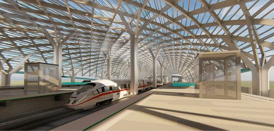 (PT Wijaya Karya (Persero) Tbk nutzte die digitale Zwillingstechnologie, um die erste integrierte Hochgeschwindigkeitsstrecke Indonesiens zwischen Jakarta und Bandung zu realisieren. Bild: PT Wijaya Karya (Persero) Tbk)