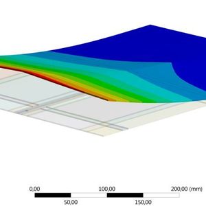 Das Technologie-Institut für Metall & Engineering (TIME) untersucht den Bauteilverzug beim Schweißen. Ein Vergleich zwischen Simulation und Schweißversuch zeigt, wie genau die Simulation bereits die Realität abbildet. Hier die Simulation... 