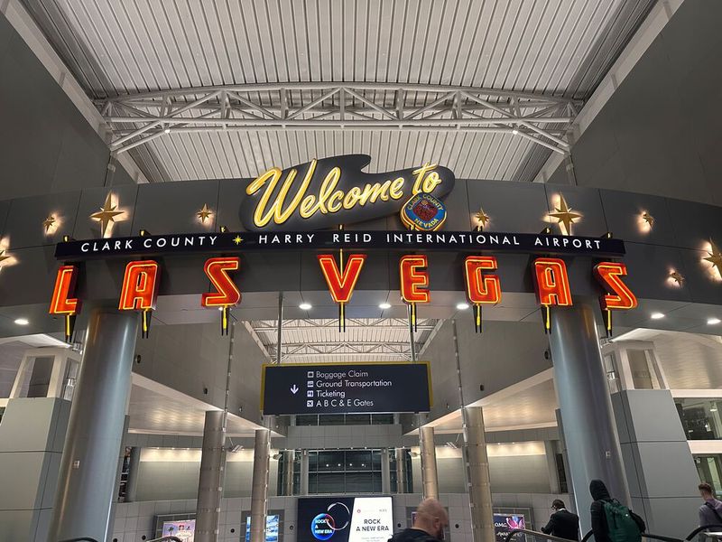 Ab hier fängt der helle Wahnsinn während der CES an. (Bild: Vogel IT-Medien)