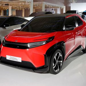 Toyota hat bereits eine Studie des kleinen E-Crossovers gezeigt.(Bild:  Toyota)
