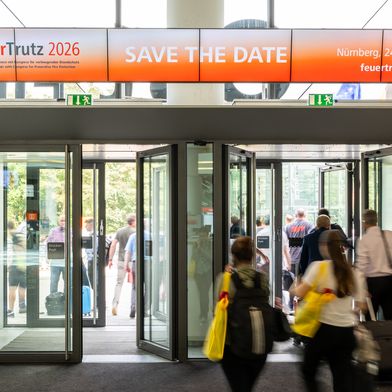 Die Feuertrutz in Nürnberg öffnet am 24. und 25. Juni 2026 ihre Tore als Fachmesse für vorbeugenden Brandschutz. (Bild: Nürnbergmesse/Wirdenkenlokal GmbH)