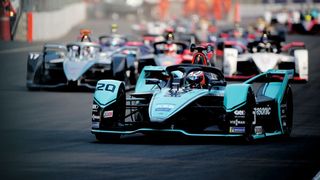 Mitch Evans von Panasonic Jaguar Racing hat das vierte Rennen in Mexiko City gewonnen. (FIA Formel E)