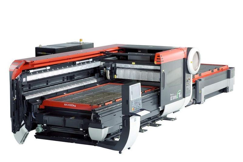 Die Laserschneidmaschine F1 kennzeichnet sich durch eine einfache Handhabung des Bearbeitungsbereiches aus, sodass eine einfache Instandhaltung und Ersatzteilhandhabung gewährleistet ist. (Archiv: Vogel Business Media)