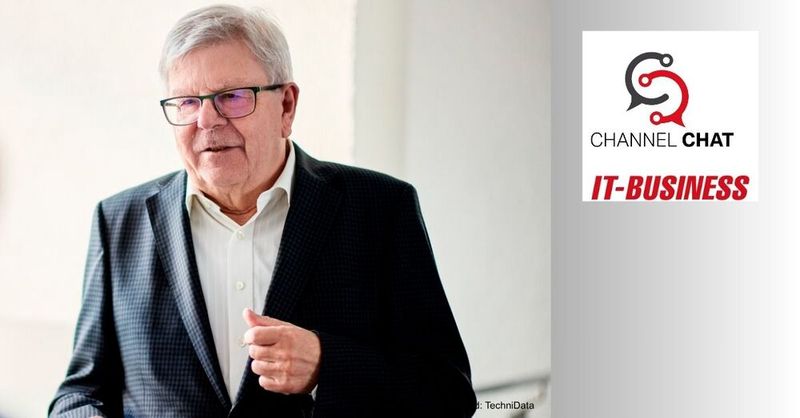 Ein Klick auf den Link öffnet den Artikel. Peter Jung, CEO der TechniData IT-Gruppe,  im Channel Chat der IT-BUSINESS. (Bild: TechniData/Canva)
