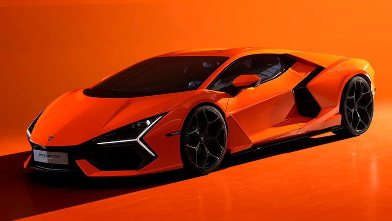 Der Revuelto dürfte neue Maßstäbe in der Markengeschichte von Lamborghini setzen.(Bild:  Lamborghini)