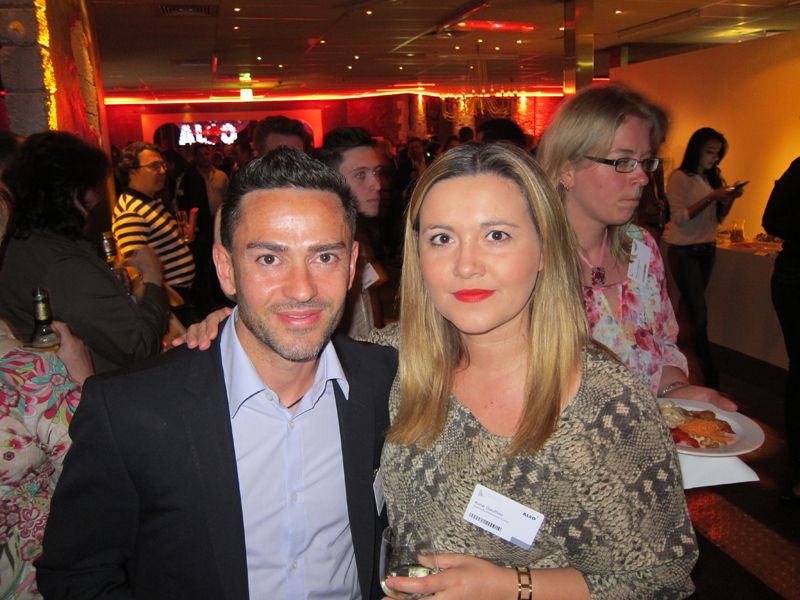 Aline Gauthier, Samsung, und Romeo Gramaglia, PNY (Bild: IT-BUSINESS)