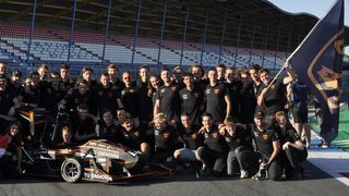 Racing Team Eindhoven leaving their mark on the Formula Student competition. (Source: Vicor)