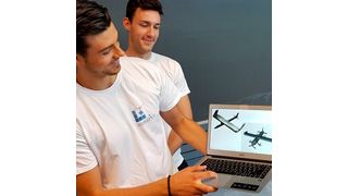 Studierende der Uni Augsburg haben zukunftsfähige Modell-Flugkörper aus Carbon vorgestellt. (Uni Augsburg)