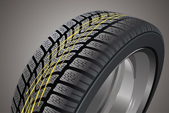 Das V-förmige Profil bildet zusammen mit den schräg angeordneten Längsrillen (gelb markiert) ein Netzwerk von Griffkanten. (Archiv: Vogel Business Media)