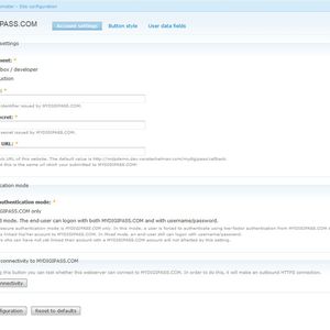 Einrichtung einer MyDigipass-Authentisierung: Per Dialog aktiviert der Entwickler die gehostete Strong Authentication. Dabei kann er wählen, ob sich der Endanwender ausschließlich per MyDigipass oder auch mit seinem Benutzernamen und Passwort anmelden kann.