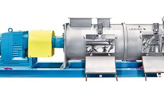 Für umwelttechnische Anwendungen eignen sich die kontinuierlichen Pflugschar-Mischer der Baureihe KM. (Bild: Gebr. Lödige Maschinenbau)