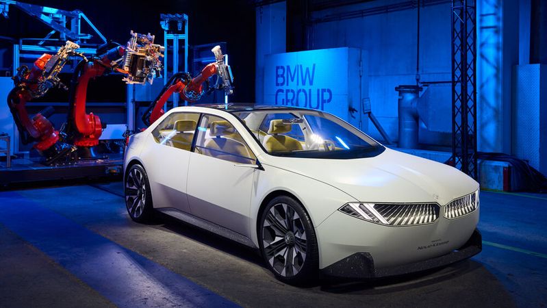 BMW fertigt die Neue Klasse ab dem Jahr 2026 im Stammwerk München. Im Bild ein Visionsfahrzeug des Modells.(Bild:  BMW)