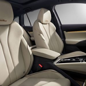 Die Interieur-Version L&K Shell kommt mit beigen Ledersitzen samt Belüftung und Massagefunktion.(Bild:  Skoda)