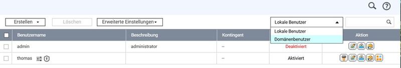 Nach der Aufnahme in eine AD-Domäne können Admins Berechtigungen auf Basis von Domänenbenutzern und -Gruppen konfigurieren. (Bild: Joos | QNAP)