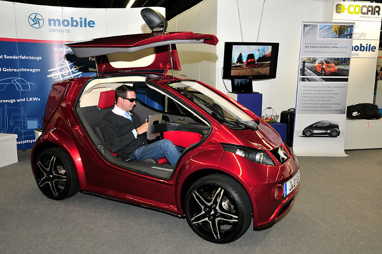 Gleiches soll ab kommendem Jahr der IMA Colibri bieten – allerdings nur für eine Person. Den Vertrieb organisiert die Firma E-Cocar. (Foto: Schmidt)