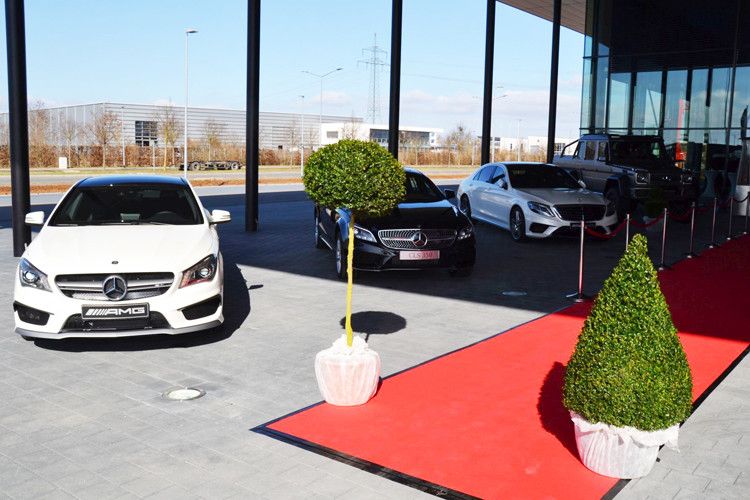 Ab Ende März begrüßen die 120 Mitarbeiter nicht nur Pkw-Kunden ... (Foto: Michel)