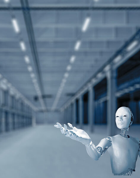 Da Roboter zunehmend in der Industrie zum Einsatz kommen, wird es Zeit, dass Mensch und Maschine Freunde werden. (KPMG)