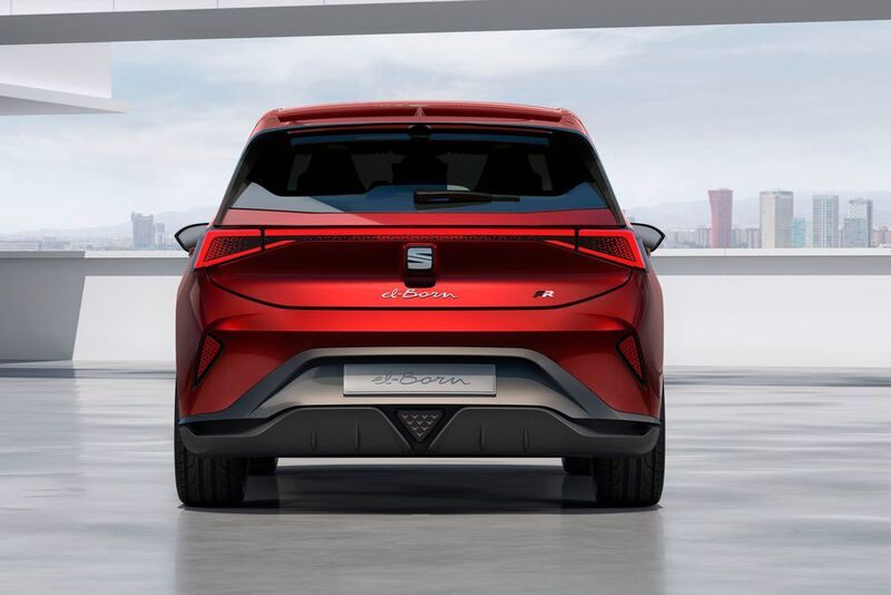 Das Design des El-Born ist von einigen aerodynamischen Optimierungen geprägt, was sich positiv auf die Reichweite auswirken wird. (Seat)