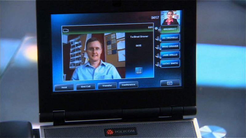 Das VVX 1500 C besitzt einen Farb-Touchscreen für Audio, Video und Anwendungen. (Archiv: Vogel Business Media)