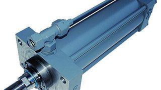 Bild 1:Verriegelungszylinder in Zugstangenbauweise für einen maximalen Betriebsdruck von 160 bar. Er wird unter anderem in Montageanlagen, in Hochdruck-Umformmaschinen und bei Absperrarmaturen verwendet. (Archiv: Vogel Business Media)