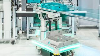 Autonom navigierende mobile Roboter sind ein Schlüsselelement für flexible Produktionen und Logistikanwendungen. (Bild: Rainer Bez)