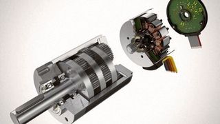 Die nur maximal 21 mm langen Flachmotoren können mit durchmesserkonformen Encodern oder Speed Controllern sowie Planetengetrieben ausgestattet werden, ohne die kurze Bauweise stark zu beeinträchtigen. (Dr. Fritz Faulhaber)