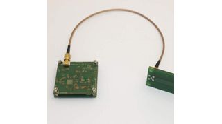 Das RFID-USB-Modul mit Antenne findet in etlichen Bereichen wie etwa in der Logistik Verwendung und kann sowohl als stationärer Reader eingesetzt als auch in mobile Geräte integriert werden. (Bild: KM-Gehäusetech GmbH)