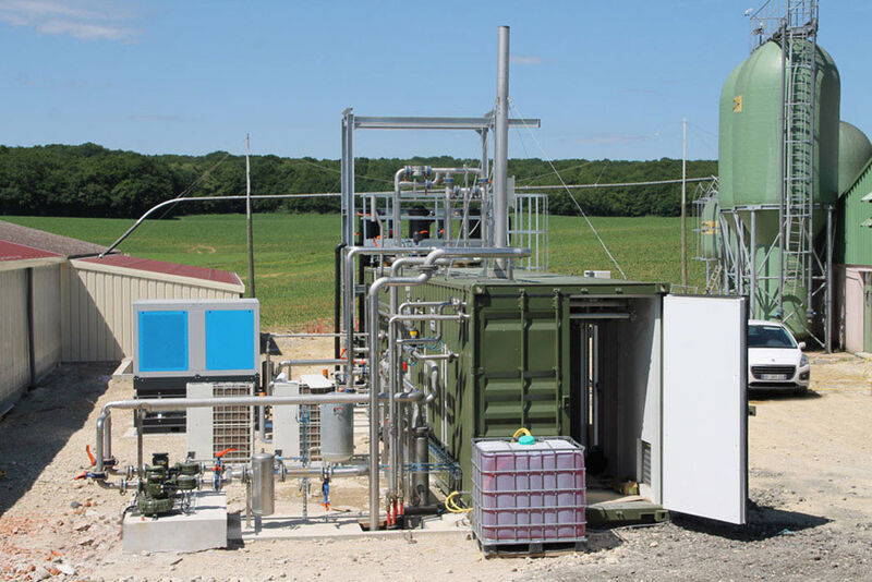 To ensure effective biogas processing, German plant manufacturer Weltec Biopower decided to deploy flexible, compact membrane technology. (Picture: Weltec)