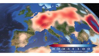 Schon im Jahr 2019 war der Grundwasserstand in Zentraleuropa sehr niedrig.  (Bild: Kvas - TU Graz)