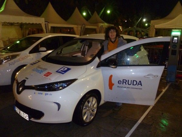 Rein elektrisch unterwegs: Werner Hillebrand-Hansen fuhr 1375 km in 2 Tagen von München nach Barcelona mit dem Renault ZOE (Bild: eRUDA.de)