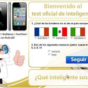 Eine Umfrage, auf die der Trojaner Lolbot den Nutzer führt. Es lockt ein iPhone 4 als Gewinn.